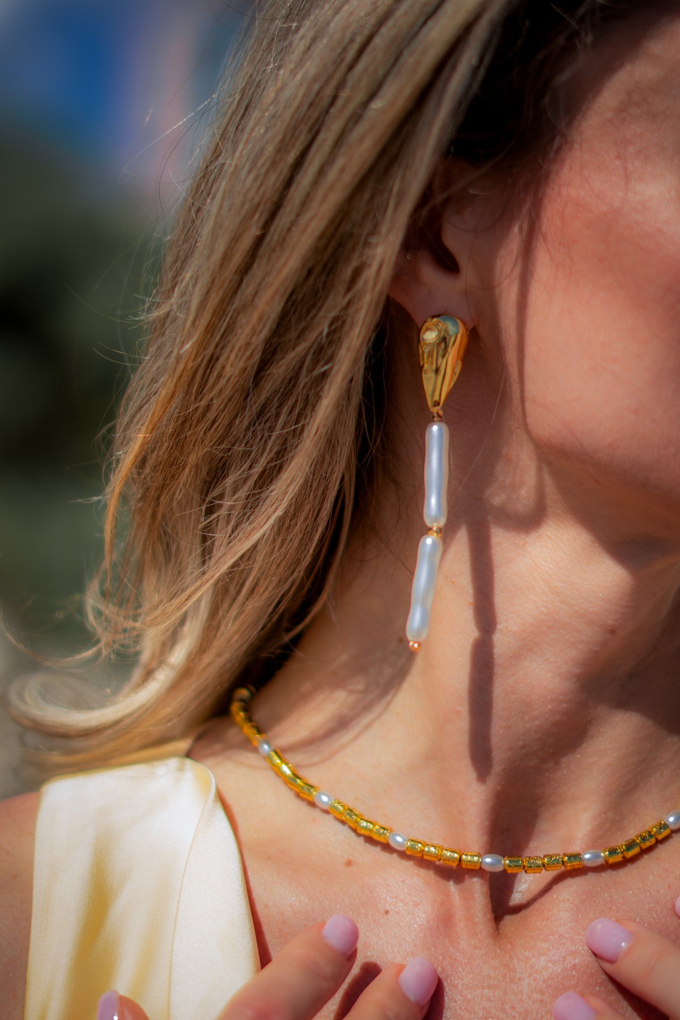 CASCADE PEARL EARRINGS