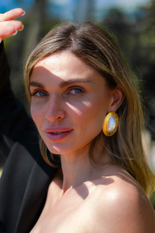 RIVIERA PEARL EARRINGS