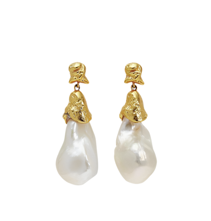 SIREN DROP PEARL EARRINGS