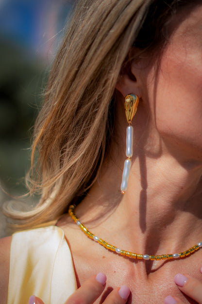 CASCADE PEARL EARRINGS